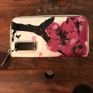 L.A.M.B cherry blossom wallet